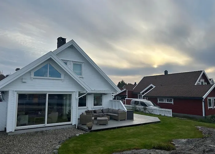 Arcipelago On Langenes Kristiansand Seaview Boat Beach